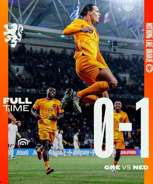 2024欧预赛B组第8轮 希腊vs荷兰,希腊0-2荷兰